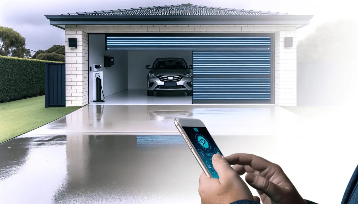 Smart garage door control system